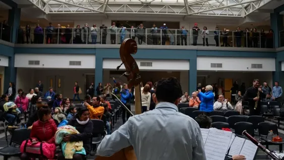 La Camerata llevó su música al Hospital Rawson