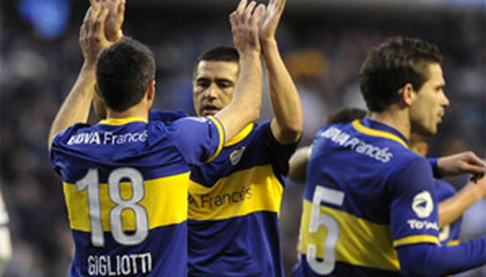 Con dos goles de Gigliotti, Boca derrotó a Quilmes