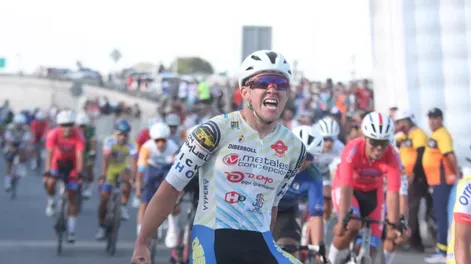 Felipe Pizarro ganó en soledad la primera etapa del Giro del Sol