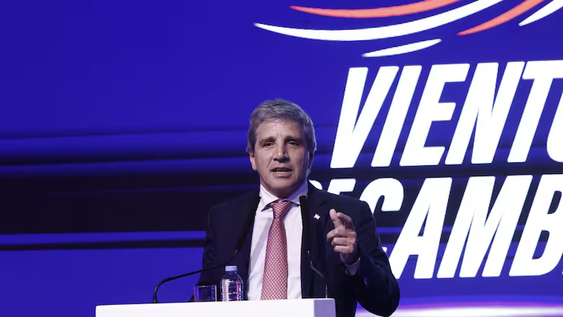 Luis Caputo, ministro de Economía.