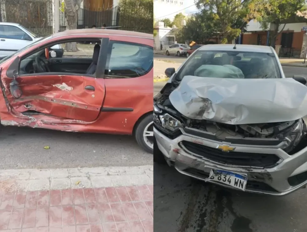 Dos mujeres trasladadas al hospital tras un fuerte choque en Maipú y Tucumán