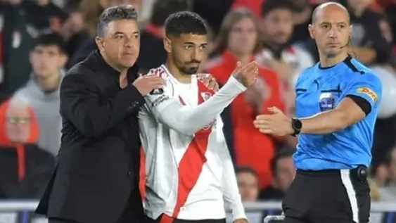 Recuperado. Lanzini dejó atrás su lesión y Gallardo lo tiene a disposición para jugar este sábado en San Juan. River llegará en la noche del viernes.