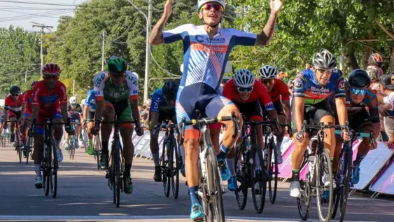 Quiroga impuso su ley en el sprint de Villa Mercedes