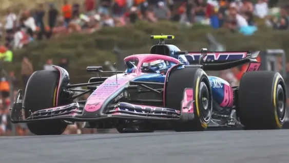 CONFORME. El Alpine de Colapinto respondió en las prácticas pero hoy se verá en la clasificación en los Países Bajos donde realmente están parados.