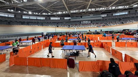 Velódromo. El coloso Chancay albergó el tenis de mesa y otros deportes de los Juegos Nacionales.