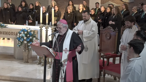 el salvese quien pueda no conduce a ningun puerto de felicidad: el mensaje de monsenor gustavo larrazabal en el tedeum del 25 de mayo