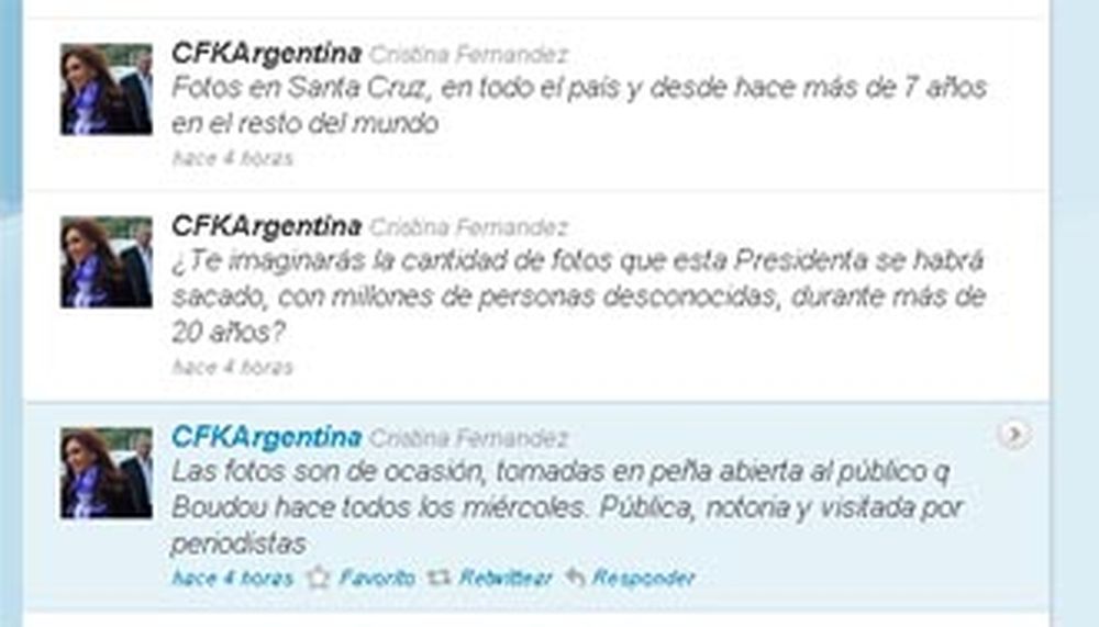 La presidenta respaldó a los ministros tras la foto con Favale