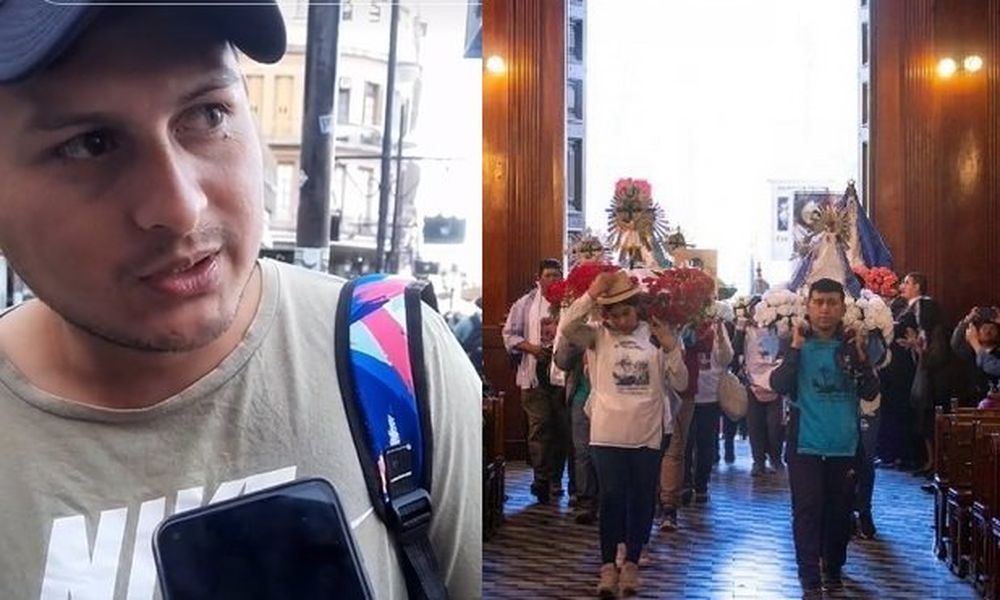 Peregrino con el corazón roto le hizo un insólito pedido a la Virgen: “Que no me gorreen más”