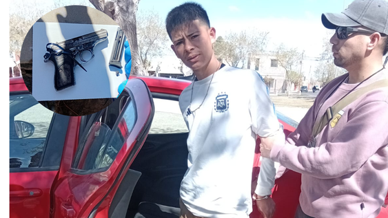 El condenado utilizó una pistola para asaltar a jóvenes.&nbsp;