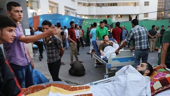 Heridos llenan los pasillos de hospitales