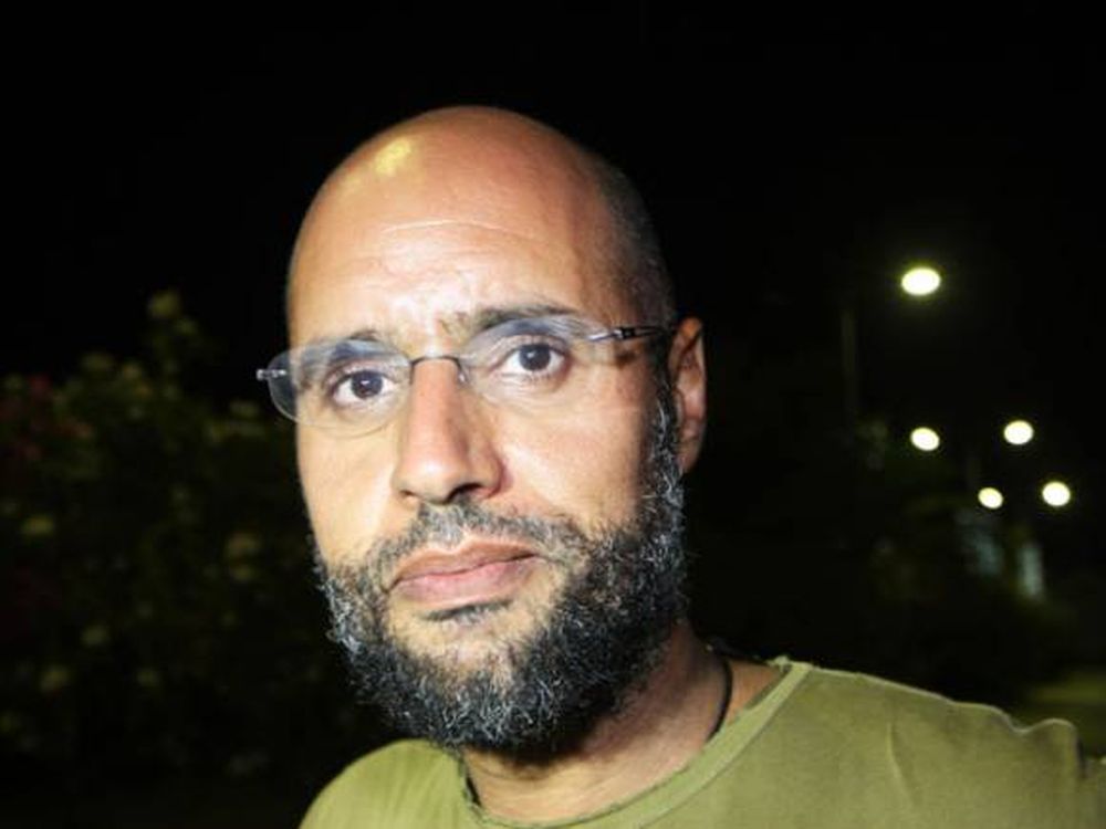 Libia capturó al hijo mayor de Khadafi, el heredero