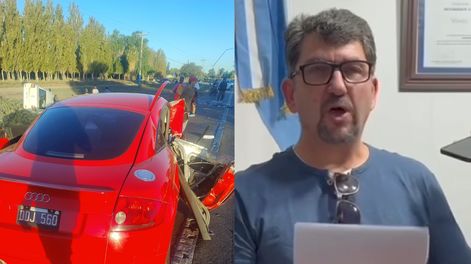 El padre de la joven fallecida en la triple tragedia de Ruta 20 pidió perdón al conductor del Audi