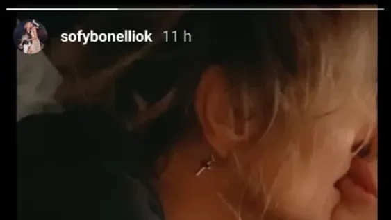 Claudio Caniggia, Sofía Bonelli y una foto hot en cuarentena