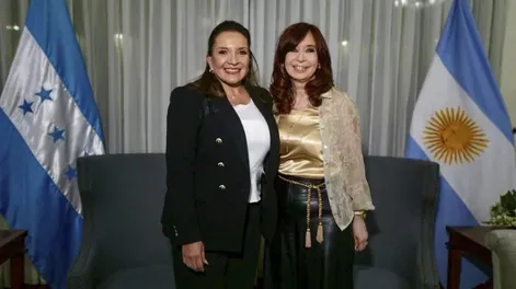 CFK en la asunción de Xiomara