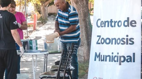 Nuevamente, el municipio de Caucete lleva el servicio veterinario gratuito por los barrios para cuidar a las mascotas.