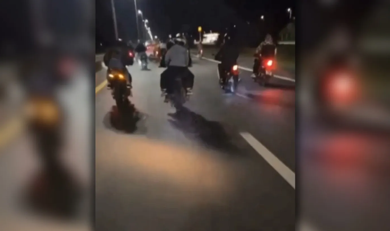 Un video captó el momento del accidente de tránsito.