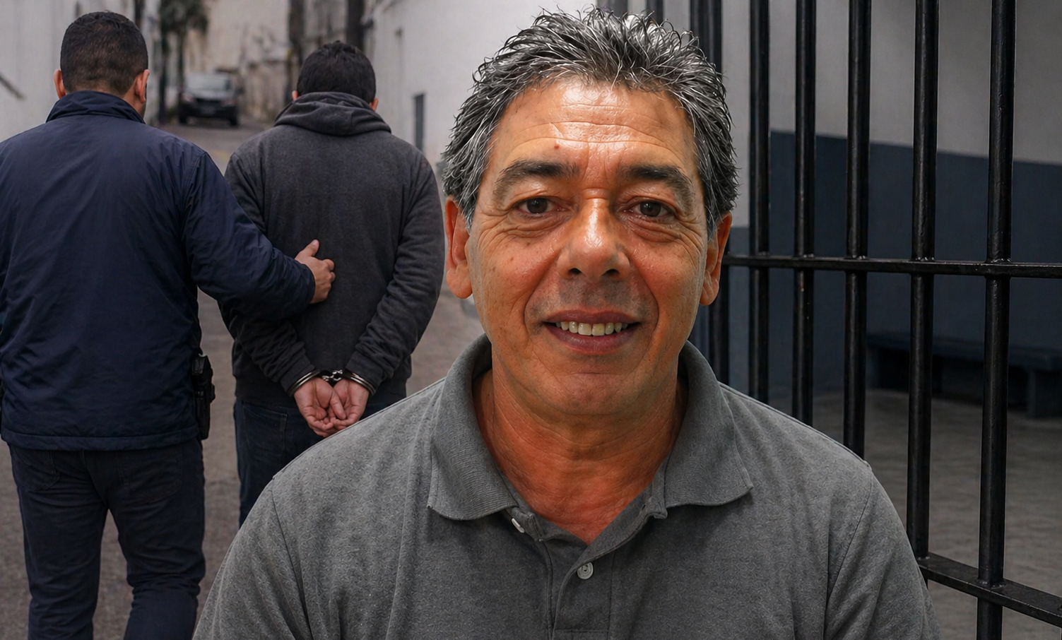 Julio Omar Calivar se encuentra detenido en la Central de Policía de San Juan. Imagen recreada con IA.&nbsp;