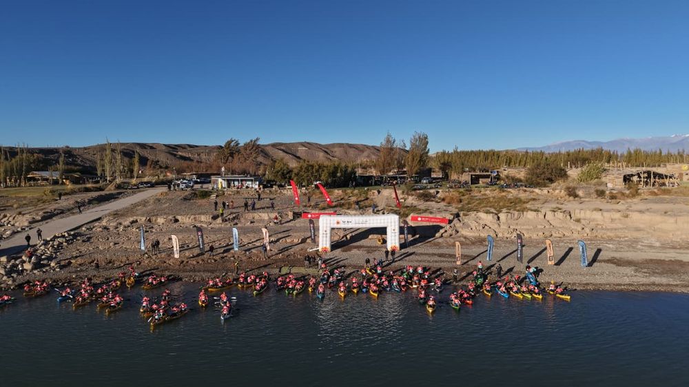 Imponente. En Cuesta del Viento, se largó la Ansilta XK Race que tiene a Iglesia como escenario.