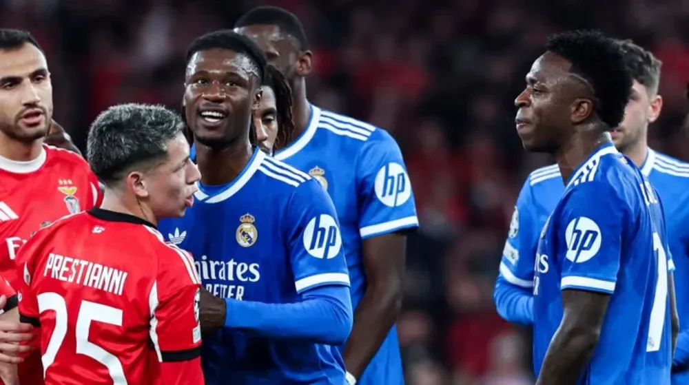 La UEFA sancionó duramente a Gianluca Prestianni por los supuestos dichos racistas contra Vinicius Jr.