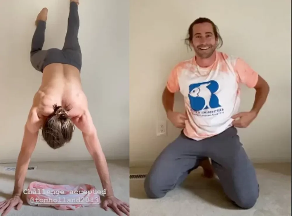El actor Jake Gyllenhaal revolucionó las redes con el “T-shirt challenge”