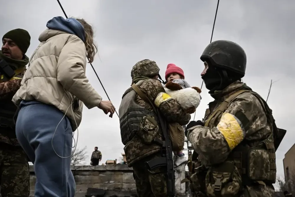 Más de la mitad de los niños de Ucrania dejó sus casas por la invasión rusa