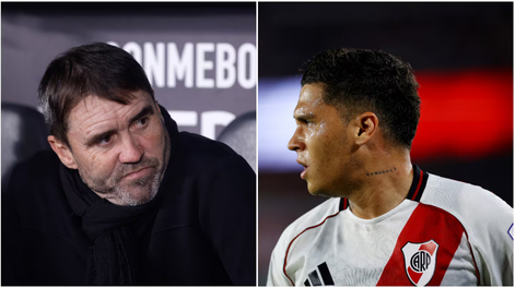 la provocativa reaccion de juanfer quintero a un posteo con una declaracion de coudet sobre la derrota de river