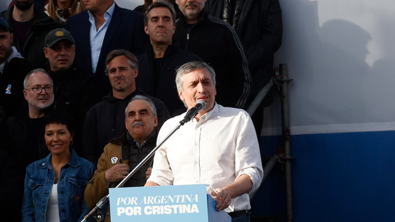 maximo kirchner apunto contra la interna del pj en un acto por cristina: los que hablan de unidad ni siquiera van a verla
