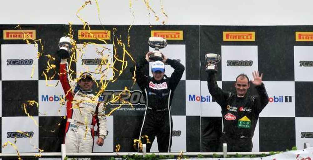 El podio, premio para Facundo