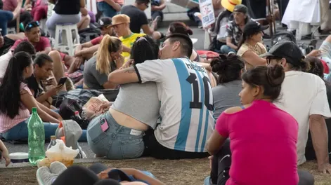 Un acampe piquetero por tiempo indefinido