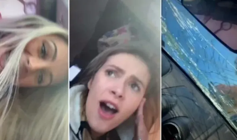 Volcaron  y mientras esperaban ser rescatadas, grabaron un desopilante video