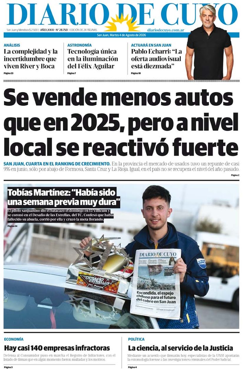 Diario de Cuyo | Tapa Edición 4 de Agosto 2026