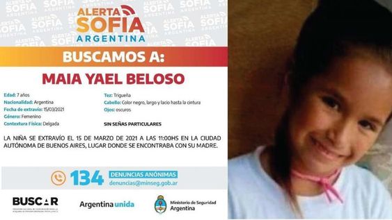 Sigue la búsqueda de Maia: un audio podría ser clave en la investigación