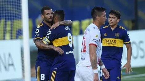 Boca goleó a Huracán