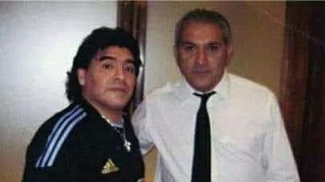 Inolvidable. Diego pasó por San Juan por última vez hace 15 años y Fabio Méndez lo tuvo muy cerca.