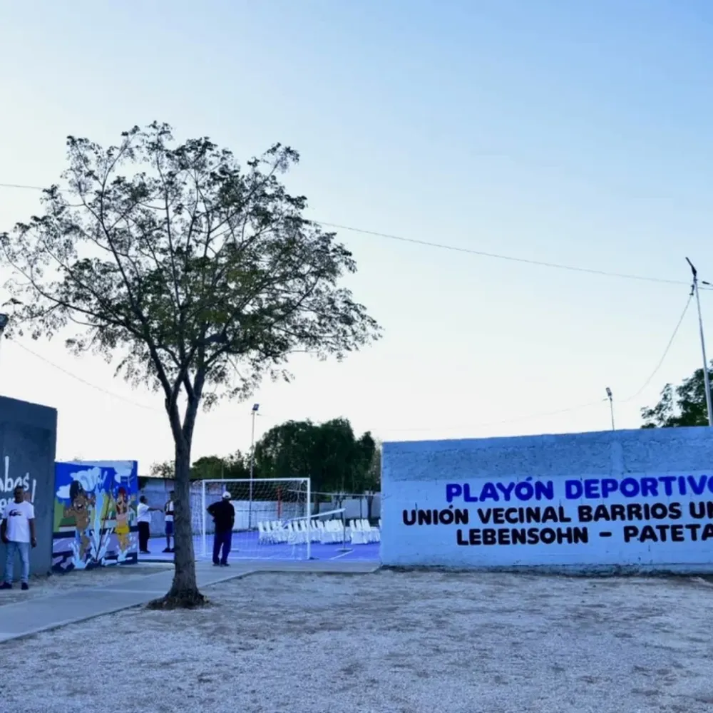 Nuevo playón deportivo para los vecinos