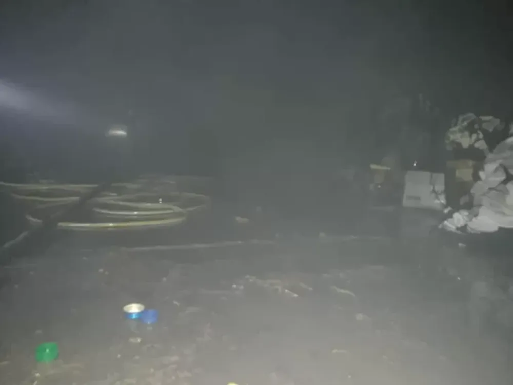 Ardió un depósito en Caucete y las pérdidas fueron totales