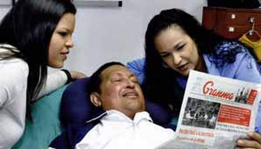 Venezuela difundió fotos de Chávez internado en Cuba
