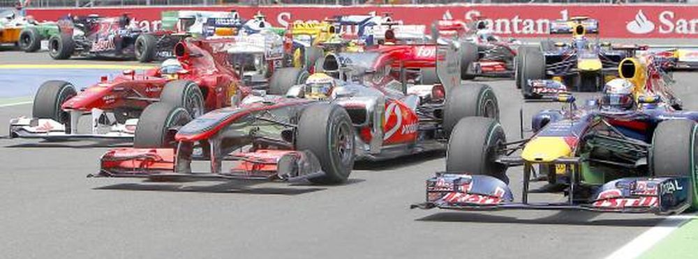 Disparen contra Vettel