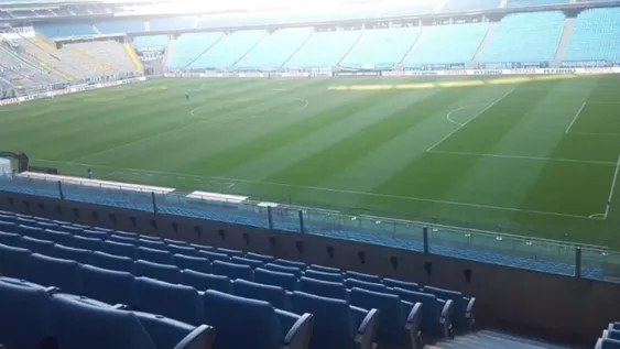 Así está la cancha donde jugará River y Gremio