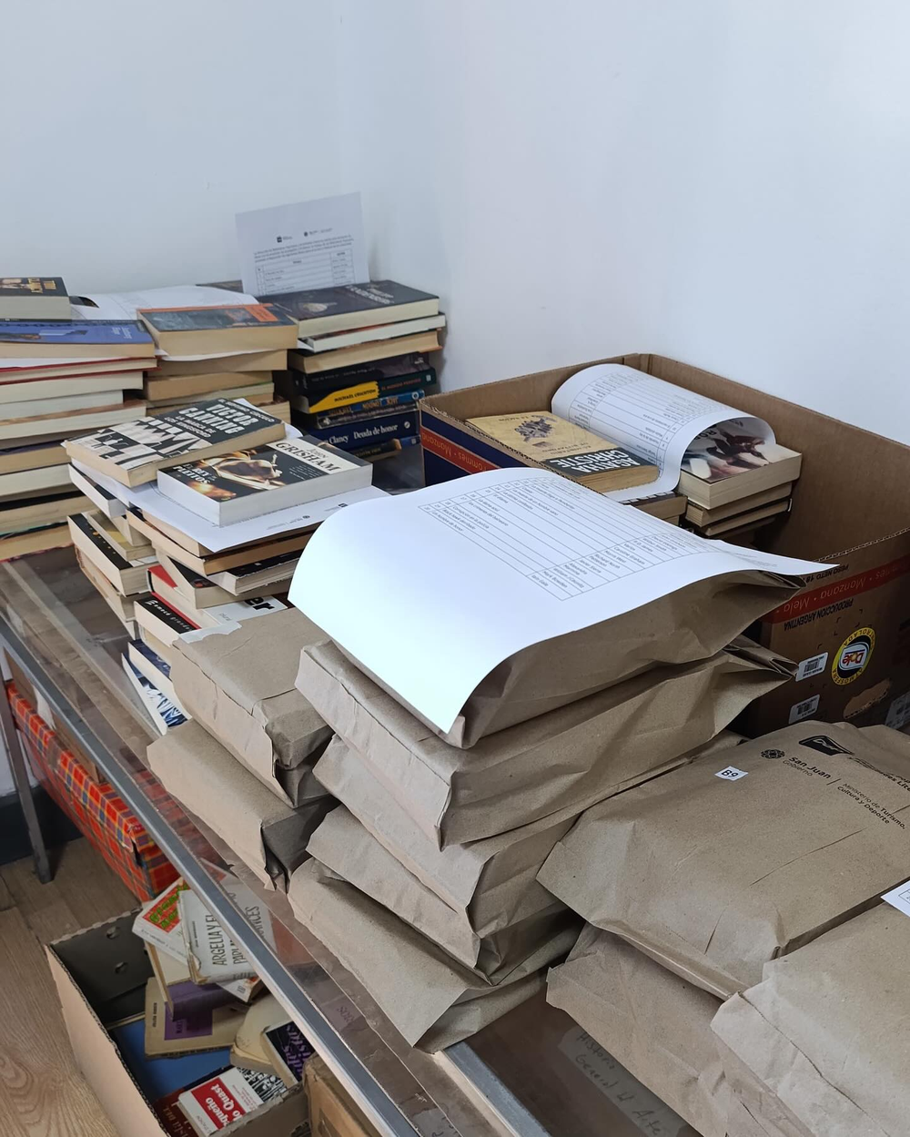 La gran parte de los libros donados son novelas contempor&aacute;neas