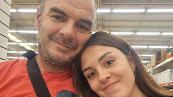 Jorge Rubiño y su hija Lucía.