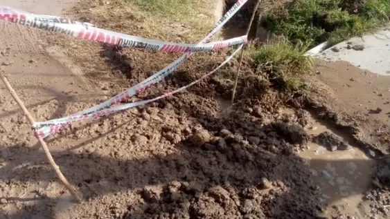Tras dos años, repararon un derroche de agua potable