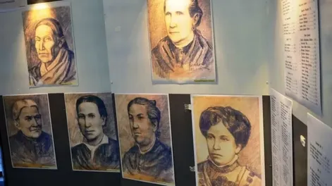 UNA EXPOSICIÓN DE LAS PATRICIAS SANJUANINAS, grupo al que pertenecía Ana María Sánchez de Loria, una mujer sanjuaniana que se destacaba por su generosidad y patriotismo, comparada con Mariquita Sánchez de Thompson, que trabajó incansablemente por la independencia de las Provincias Unidas del Río de la Plata.