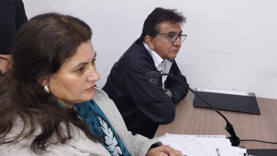 El médico MiguelMaza durante el juicio. Foto: gentileza Actualidad Jachallera.