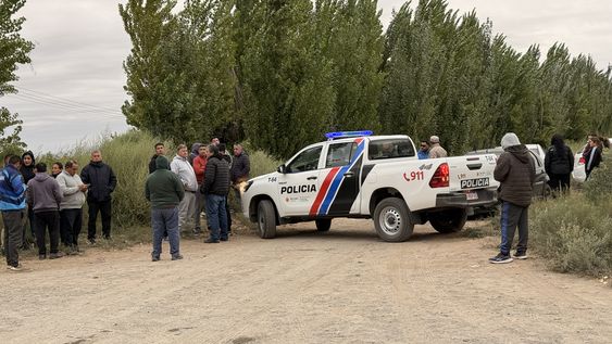 El lugar donde se hallaron los elementos que pertenecían a Alberto Quiroga junto a un cuerpo sin vida.