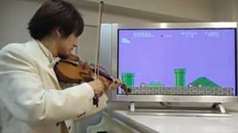 Delicias con un violín