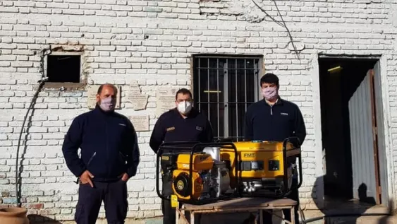 Donaciones para bomberos