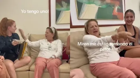 Unos nietos le realizaron una broma navideña a su abuela y se volvió viral