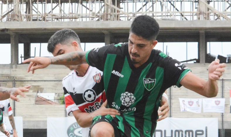 Fundamental. Nazareno Funez volvió con goles para San Martín que este viernes visita a Atletico Rafaela en la Primera Nacional.
