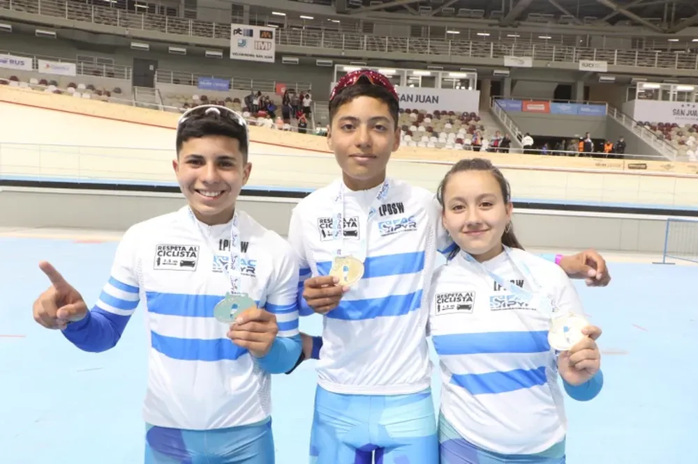 Gran inicio de San Juan en el Argentino de Pista: obtuvo 7 medallas en el Chancay